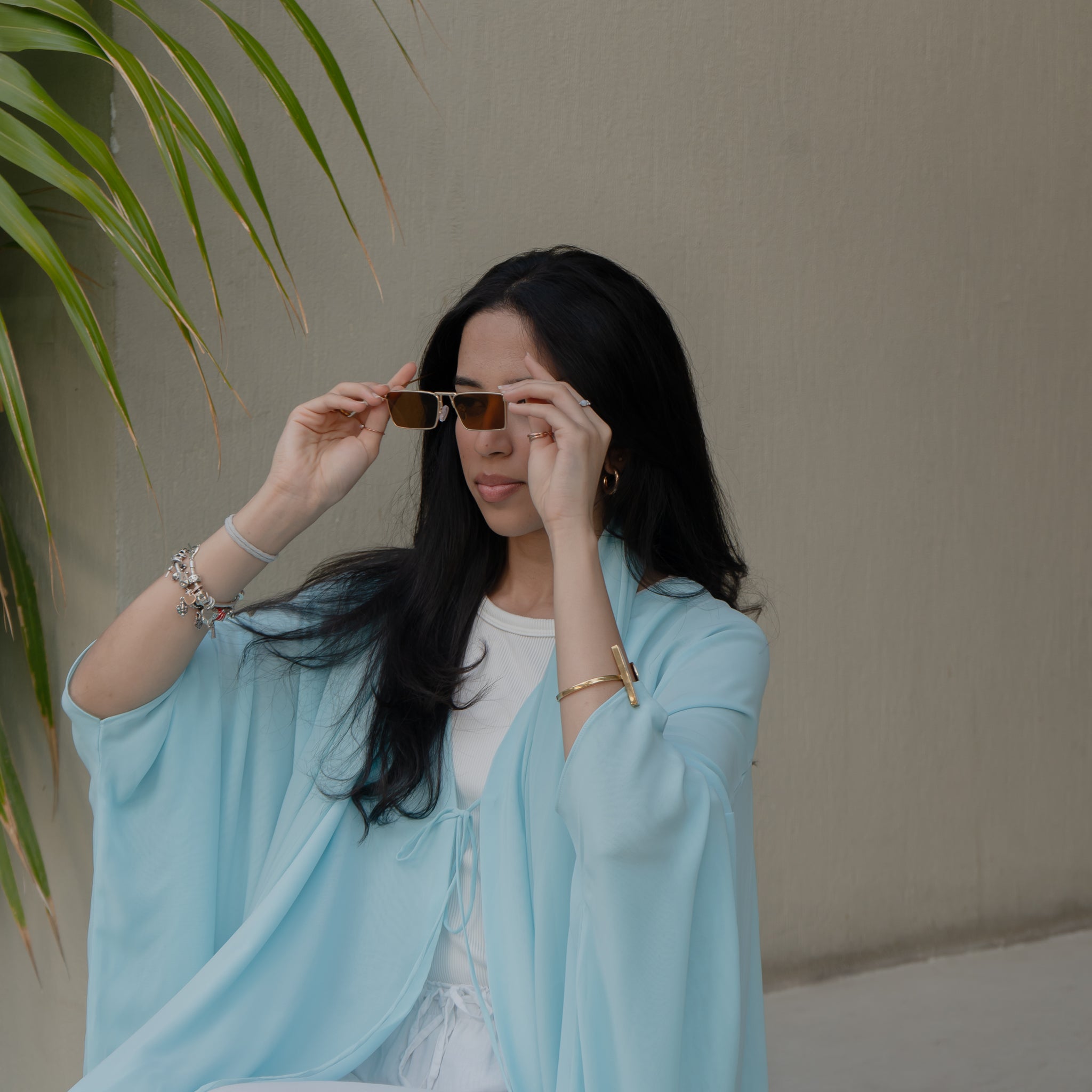 Butterfly Chiffon - Blue